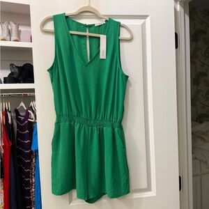 Red Dress Boutique Emerald Green Sleeveless Romper